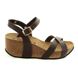 Sandalen met sleehak Rome