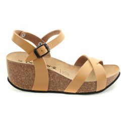 Sandalen met sleehak...