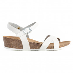 LECHERIA sandalen met sleehak