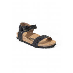 Zwarte kindersandalen GENTIANE