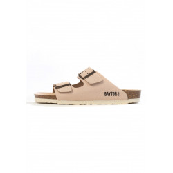 VEGAN Atlas leather flat mules