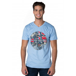 T-Shirt Bleu pour Homme