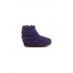 Bottines en daim DOUBLE FRINGE