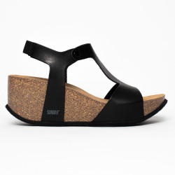 Sandalen met sleehak FIORE