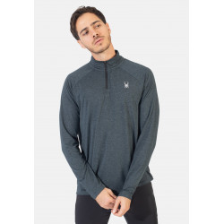 Sweat col roulé avec 1/4 zip