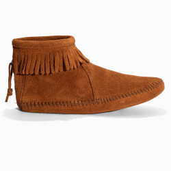 Bottes en cuir Back Zip...